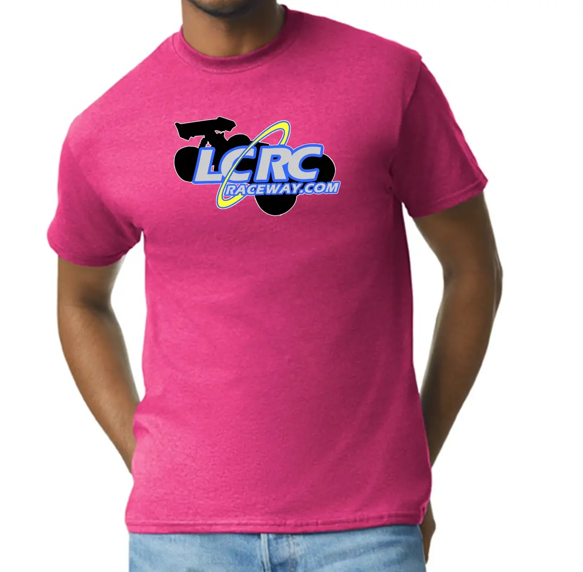 New Lcrcraceway.Com T-Shirt (Pink) 1
