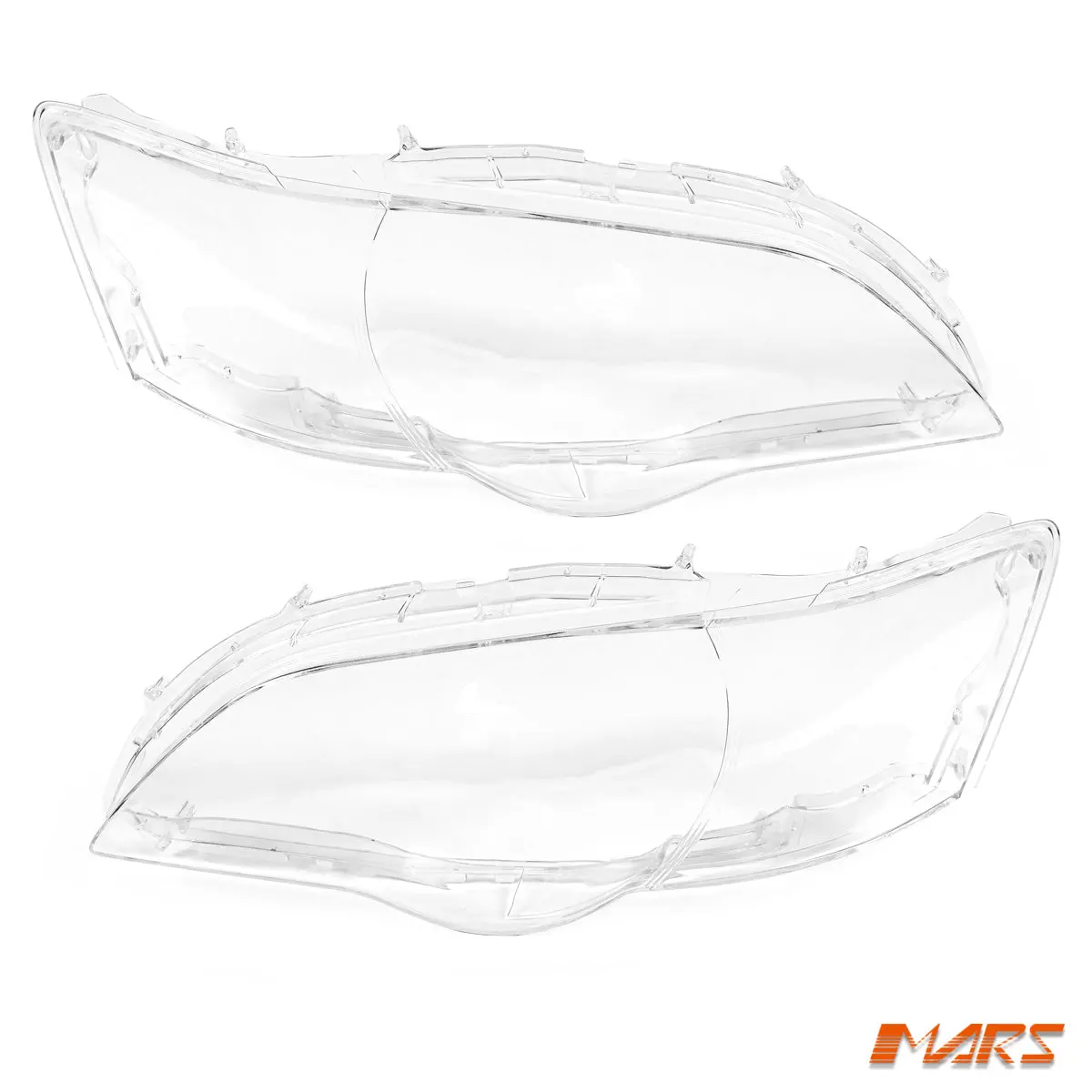 Pair Of Clear Headlight Lens Covers For Subaru Liberty 4Th Gen 2003–2006 2