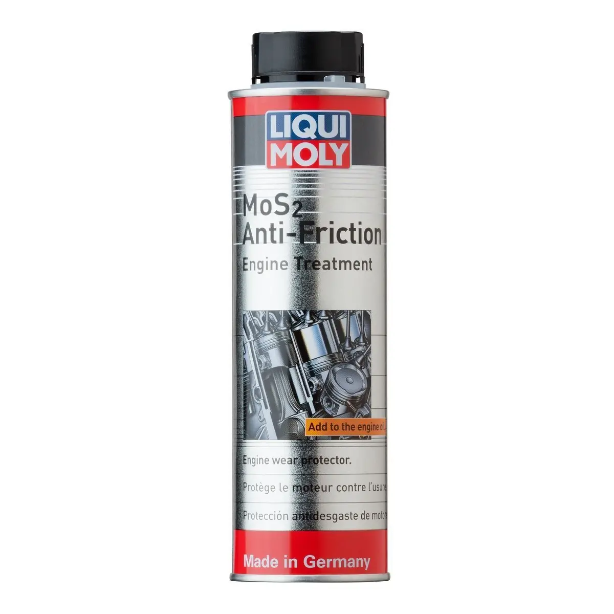 Liqui Moly Mos2 Anti-Friction Engine Treatment Oil Additive 300Ml | Vw · Audi · Bmw 1