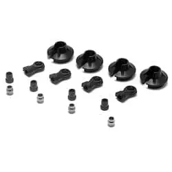Losi  5435 15Mm Shock Ends, Cups, Bushing: 8B 2.0 1