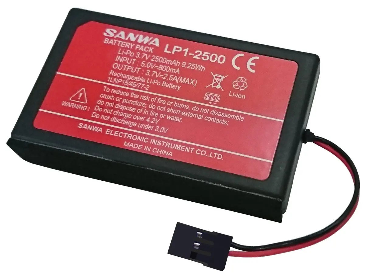 Sanwa Snw107a10991a M17s Lp1-2500 Type-C Battery - 1S Lipo 1