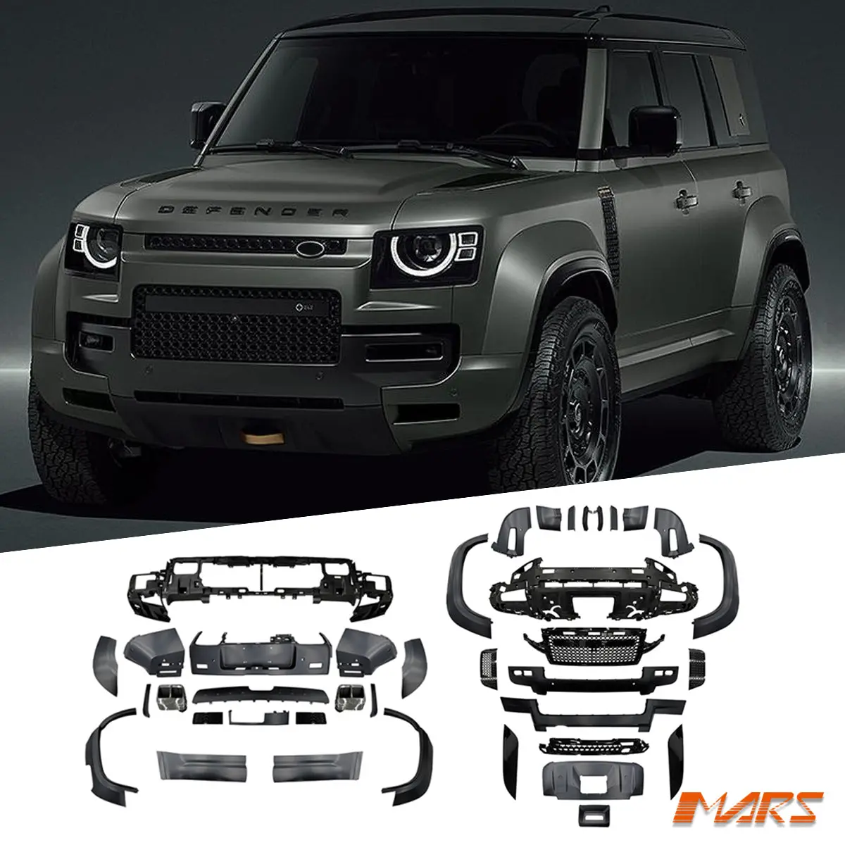Full Octa Style Conversion Body Kit For Land Rover Defender L663 110 2020-2026 1
