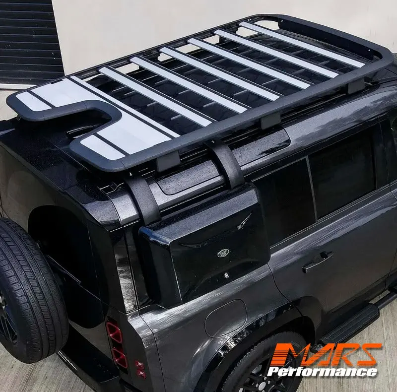 Silver Upgrade Roof Expedition Rack Kit Bodykit For Land Rover Defender L663 110 2020-2026 1