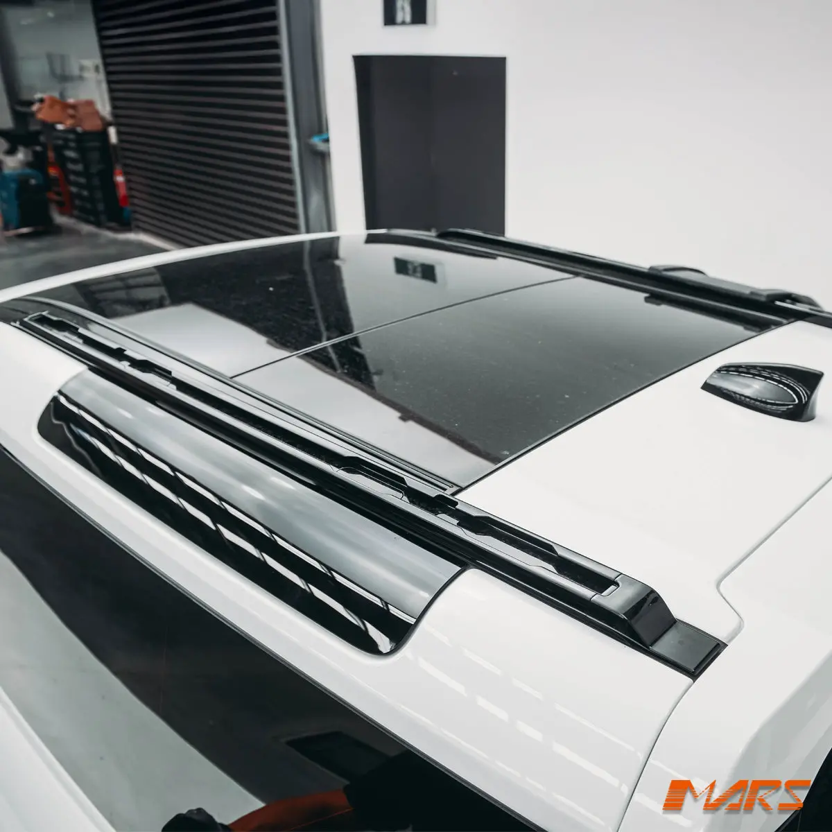 Gloss Black Side Roof Rack Rail Kit For Land Rover Defender L663 90 2020-2026 1