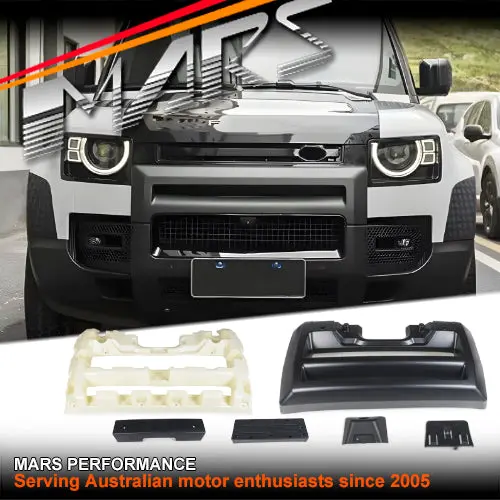 Matt Black Front Bumper Grill Guard Bull Bar A Frame Protection Bodykit For Land Rover Defender L663 90 110 130 2020-2026 1