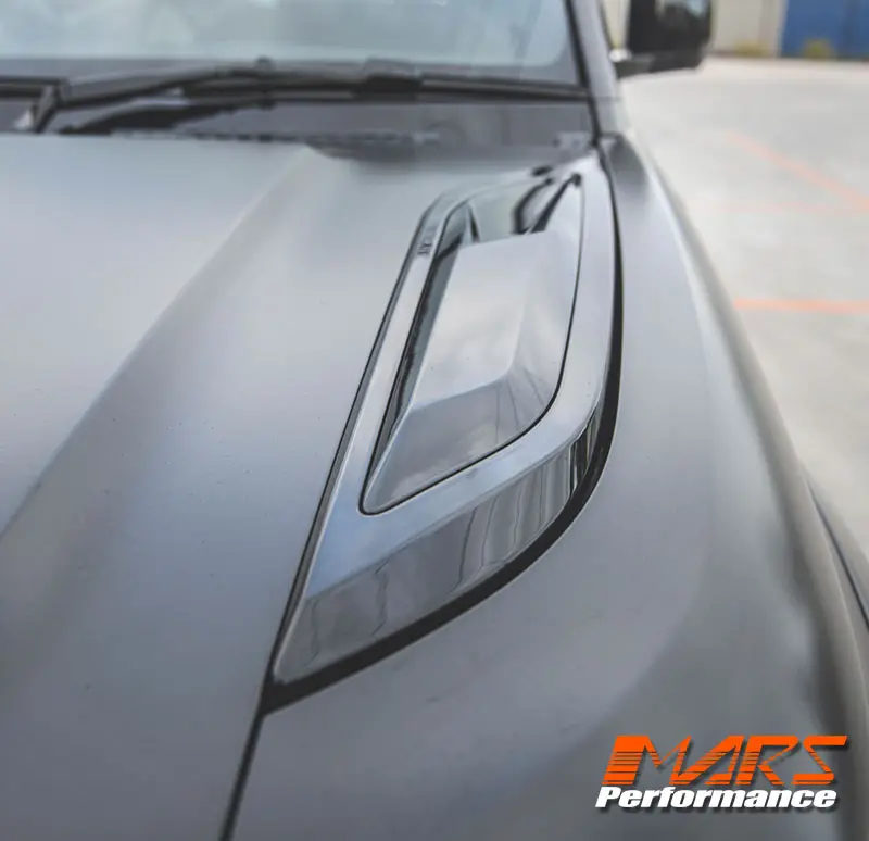 Gloss Black Replacement Bonnet Hood Vent Set Bodykit For Land Rover Defender L663 90 110 130 2020-2026 1