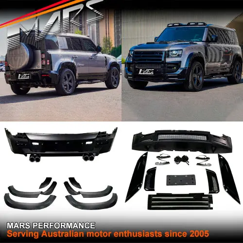 Full Bodykit Lummar Style Front & Rear Bumper & Grill & Vents For Land Rover Defender L663 2020-2026 1