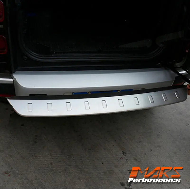 Rear Door Bumper Stainless Steel Plate Scuff Molding Trim Stripe For Land Rover Defender L663 90 110 130 2020-2026 2