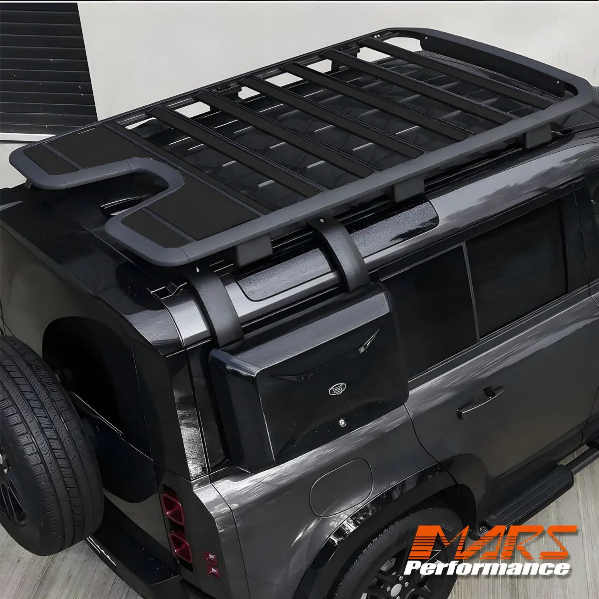 Matt Black Roof Expedition Rack Kit For Land Rover Defender L663 110 2020-2026 Bodykit 1