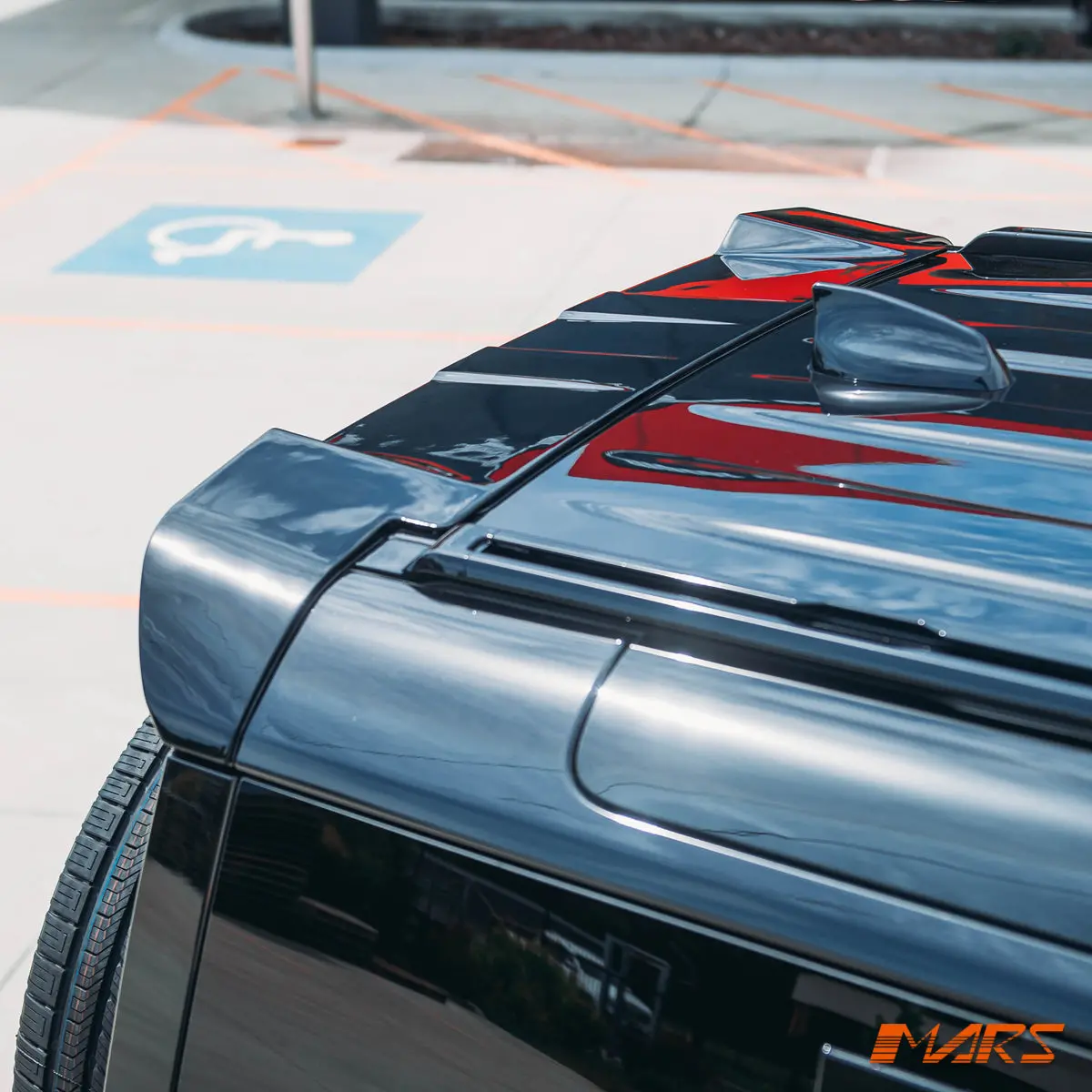 Hawke Gloss Black Performance Roof Spoiler Wing Bodykit For Land Rover Defender L663 90 110 130 2020-2026 1