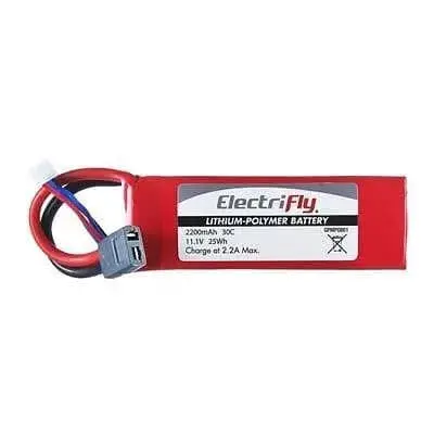 Lipo 3S 11.1V 2200Mah 30C Elctrfly W/Star Plug 1