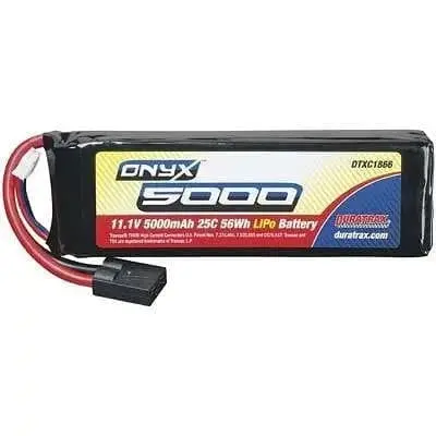 Lipo Onyx 3S 11.1V 5000Mah 25C Soft Case Tra Plug 1