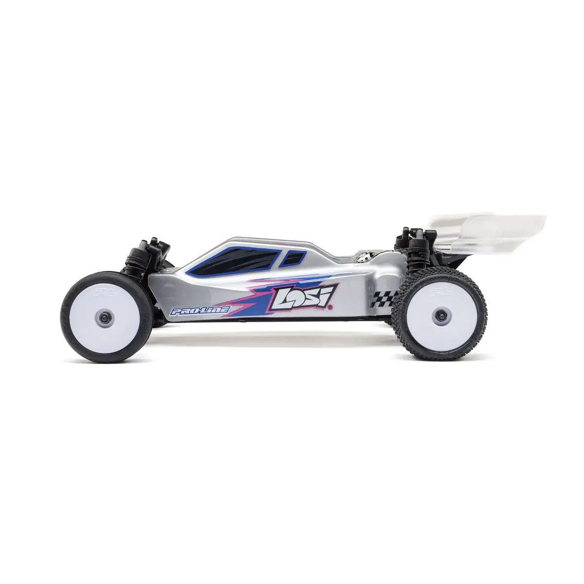 Losi Micro-B 1/24 Rtr 2Wd Buggy (Silver) W/2.4Ghz Radio, Battery & Charger 2