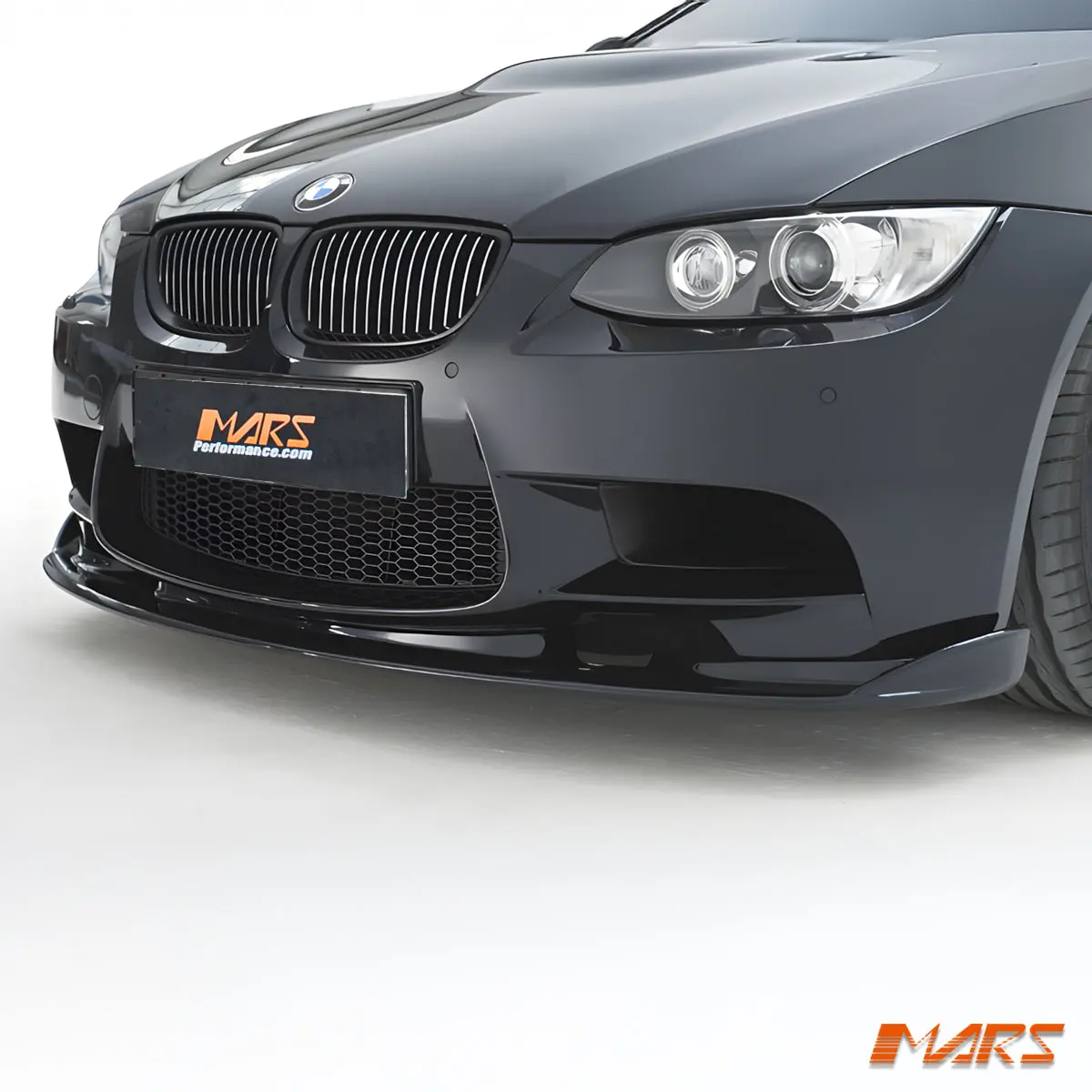 Hamann Style Front Bumper Bar Gloss Black Lip Spoiler Bodykit For Bmw M3 E90 E92 E93 2006-2013 1