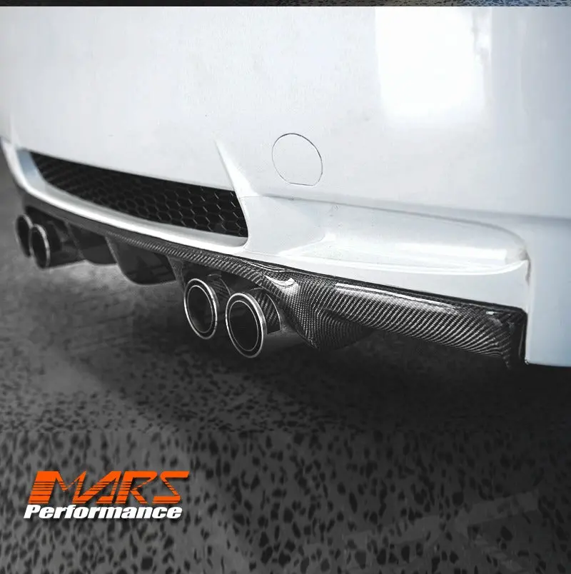 Vorsteiner Style Real Carbon Fibre Rear Bumper Bar Diffuser Bodykit For Bmw E92 E93 M3 2007-2013 1