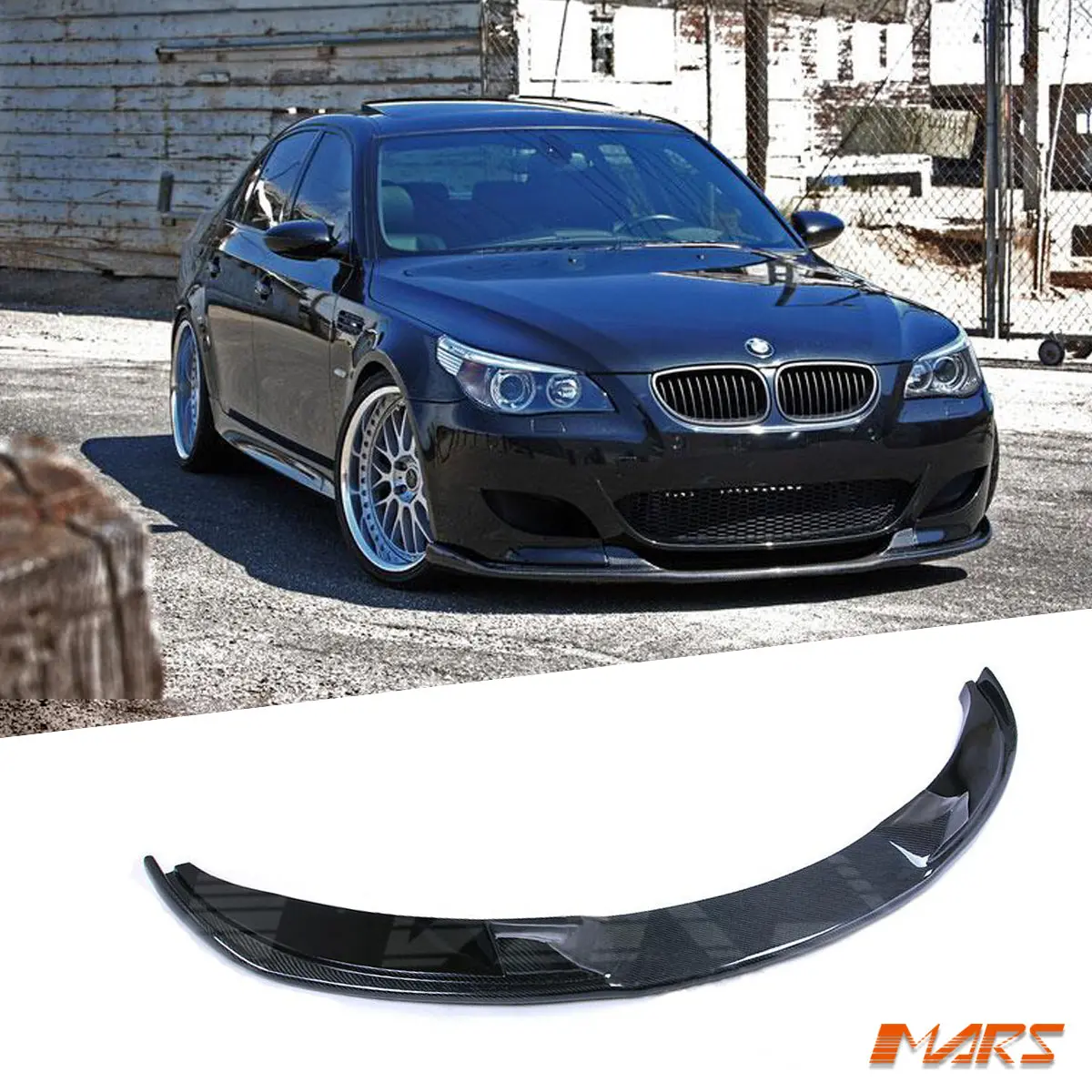 Hamann Style Carbon Lip Spoiler Bodykit For Bmw E60 M5 Front Bumper Bar 2004-2010 1