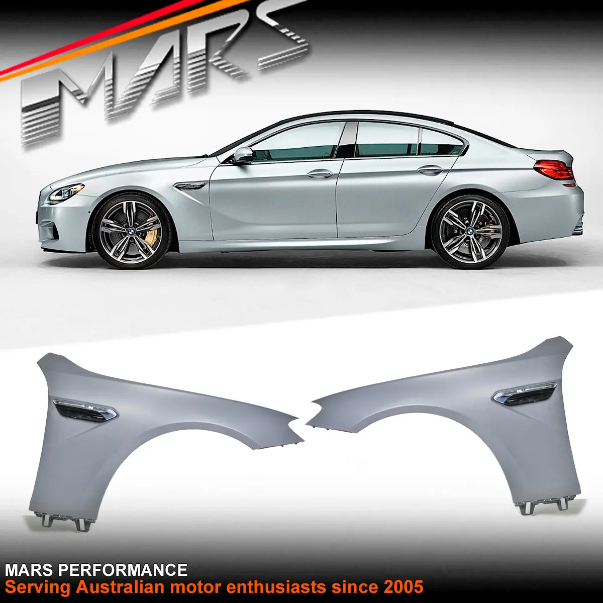 Side Fender Guards With Vent Bodykits For Bmw 6-Series M6 F06 F12 F13 2011-2018 1