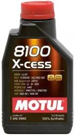 Motul 5 Liters Synthetic Engine Oil 8100 5W40 X-Cess 1