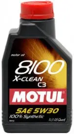 Motul 5L Synthetic Engine Oil 8100 5W30 X-Clean - Ll04-229.51-502 00-505 00 1