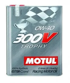Motul Synthetic-Ester Racing Oil 300V Trophy 0W40 - 6L 1