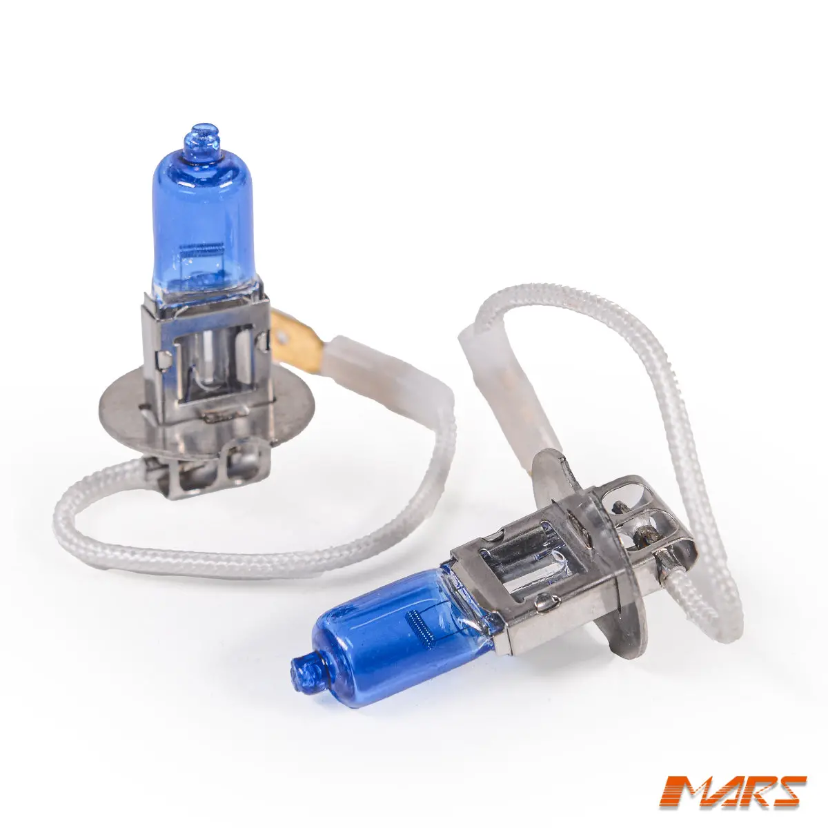 Mars 5800K White H3 Halogen Car Lights Bulbs Globes 1