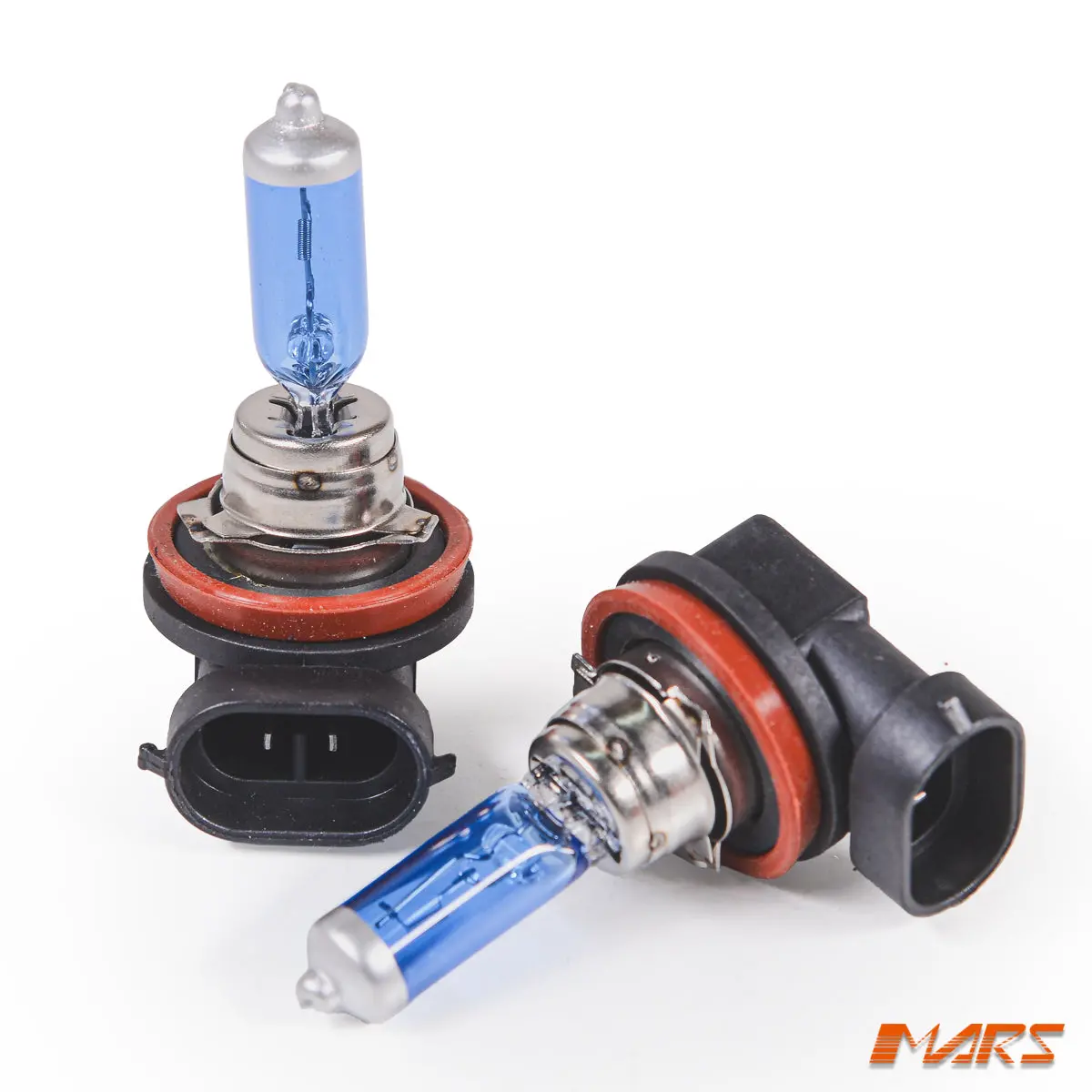 Mars 5800K White H8 Halogen Car Lights Bulbs Globes 1