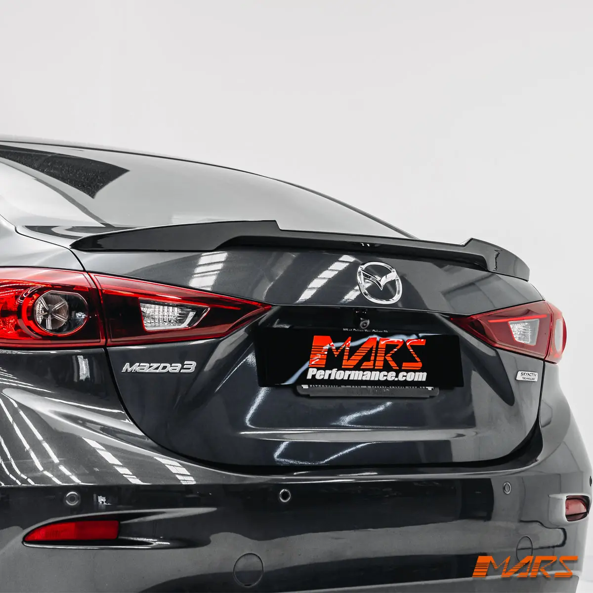 Floaro Gloss Black Rear Trunk Lip Spoiler Wing Bodykit For Mazda 3 Bm Bn Sedan 2013-2019 1