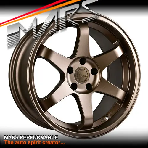 Mars Jdm Mp-37 4X 18 Inch Matt Bronze Jdm Concave Alloy Wheels Rims 1