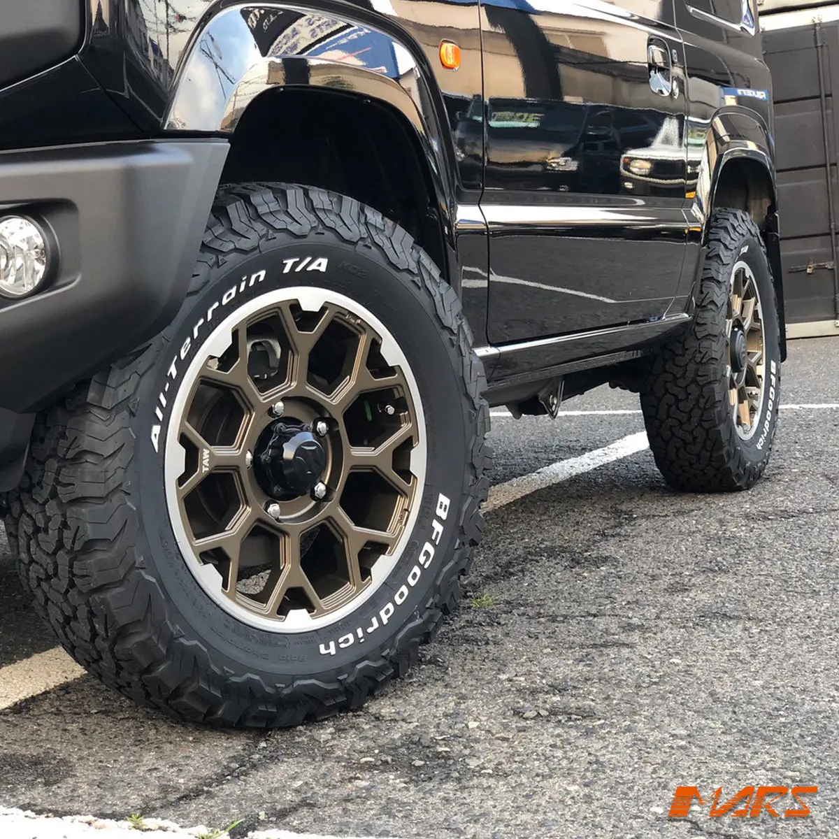 Mars Terrain Mp-G1 16X5.5 Inch Matt Bronze With Machined Lip 4Wd Off Road Alloy Wheels Rims 5X139.7 For Suzuki Jimny Virata 1