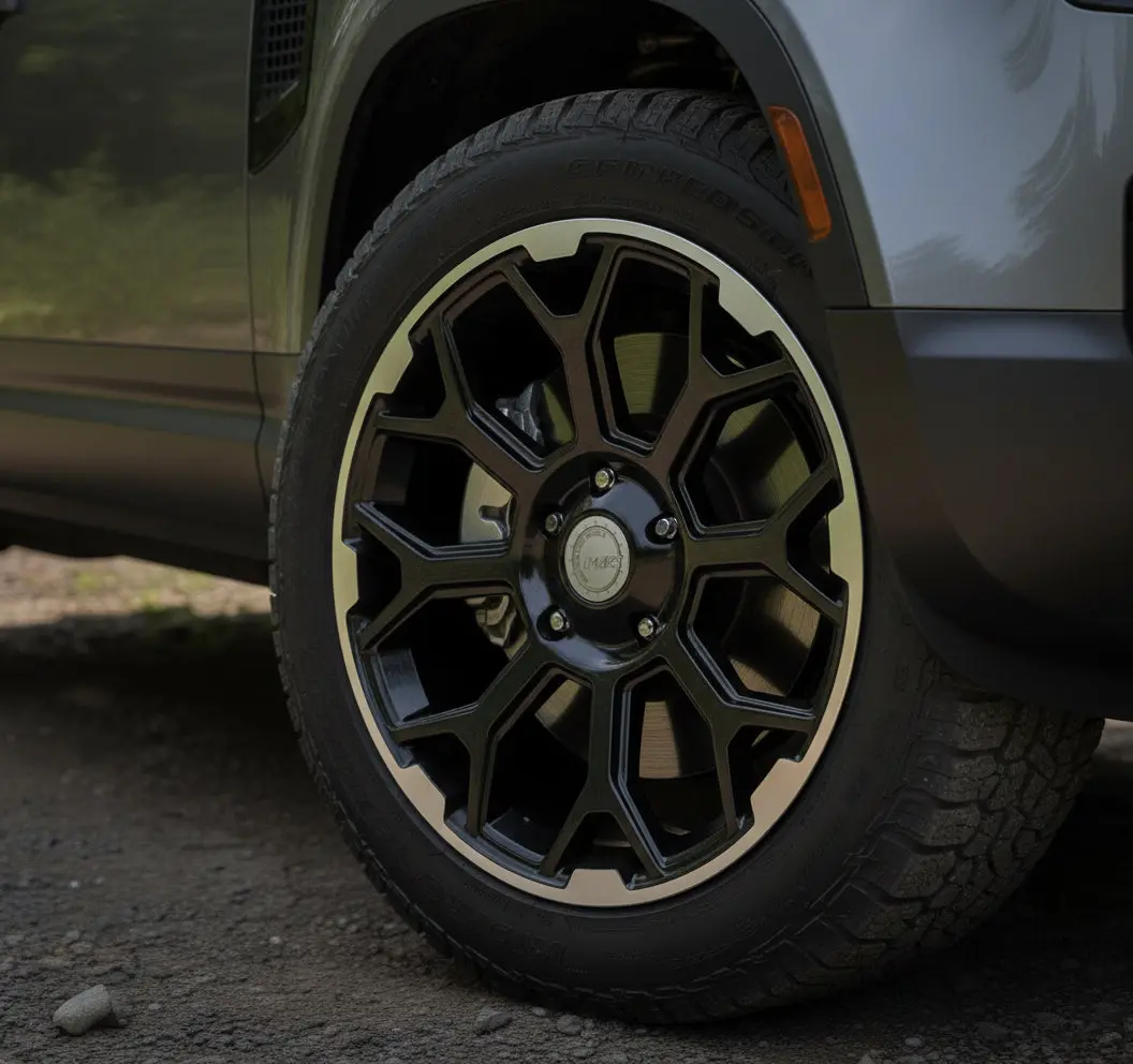 Mars Terrain Mp-G1 Matt Black With Machined Lip 20X9 Inch 4Wd Off Road Alloy Wheels Rims 5X120 For Land Rover 1