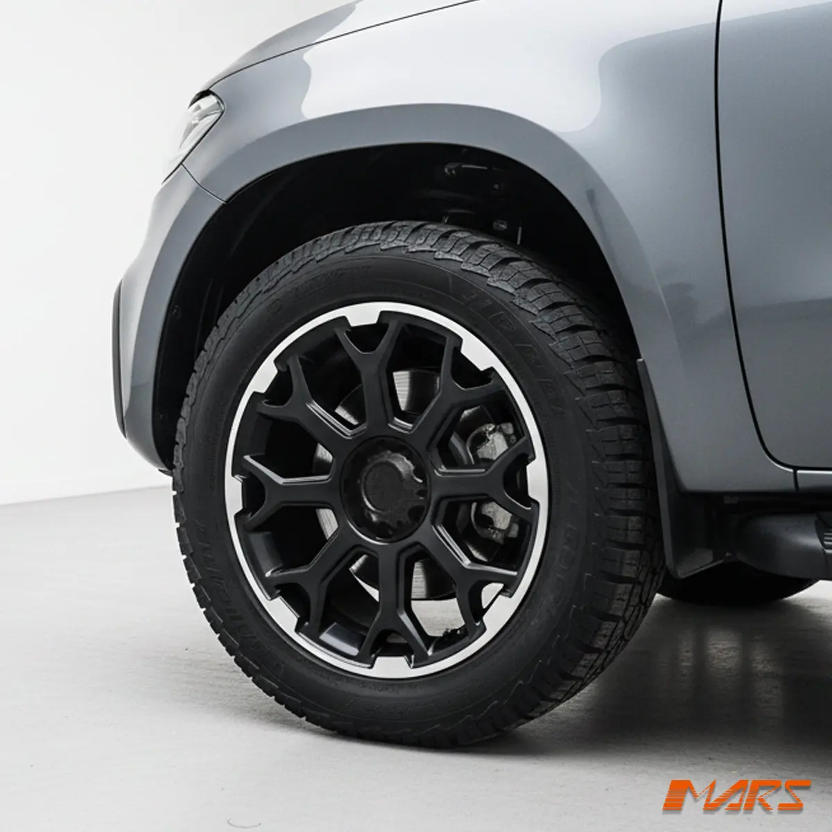 Mars Terrain Mp-G1 Matt Black With Machined Lip 20X9 Inch 4Wd Off Road Alloy Wheels Rims 6X114.3 For Mercedes-Benz X-Class W470 1