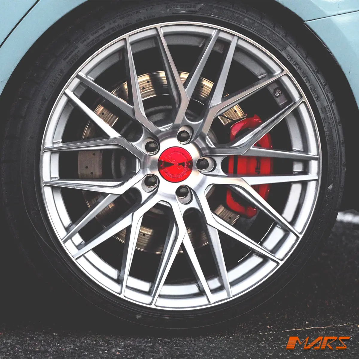Mars Mp-J2 Machined Silver 4X 20 Inch Concave Stag Alloy Wheels Rims 5X120 For Holden Commodore & Hsv Ve Vf 1