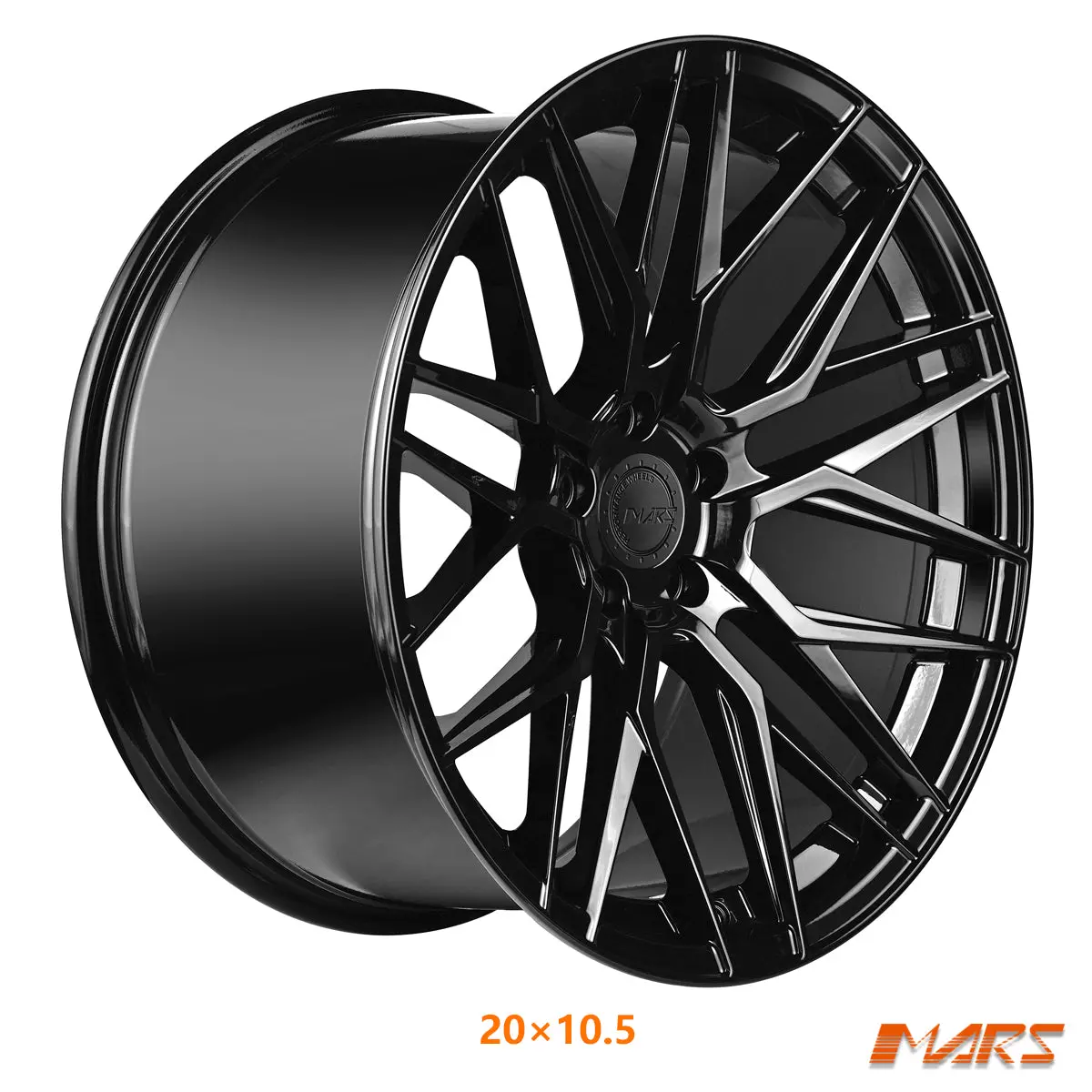 Mars Mp-J2 Gloss Black 4X 20 Inch Concave Stag Alloy Wheels Rims 5X112 For Aud A5 A7 Q5 1