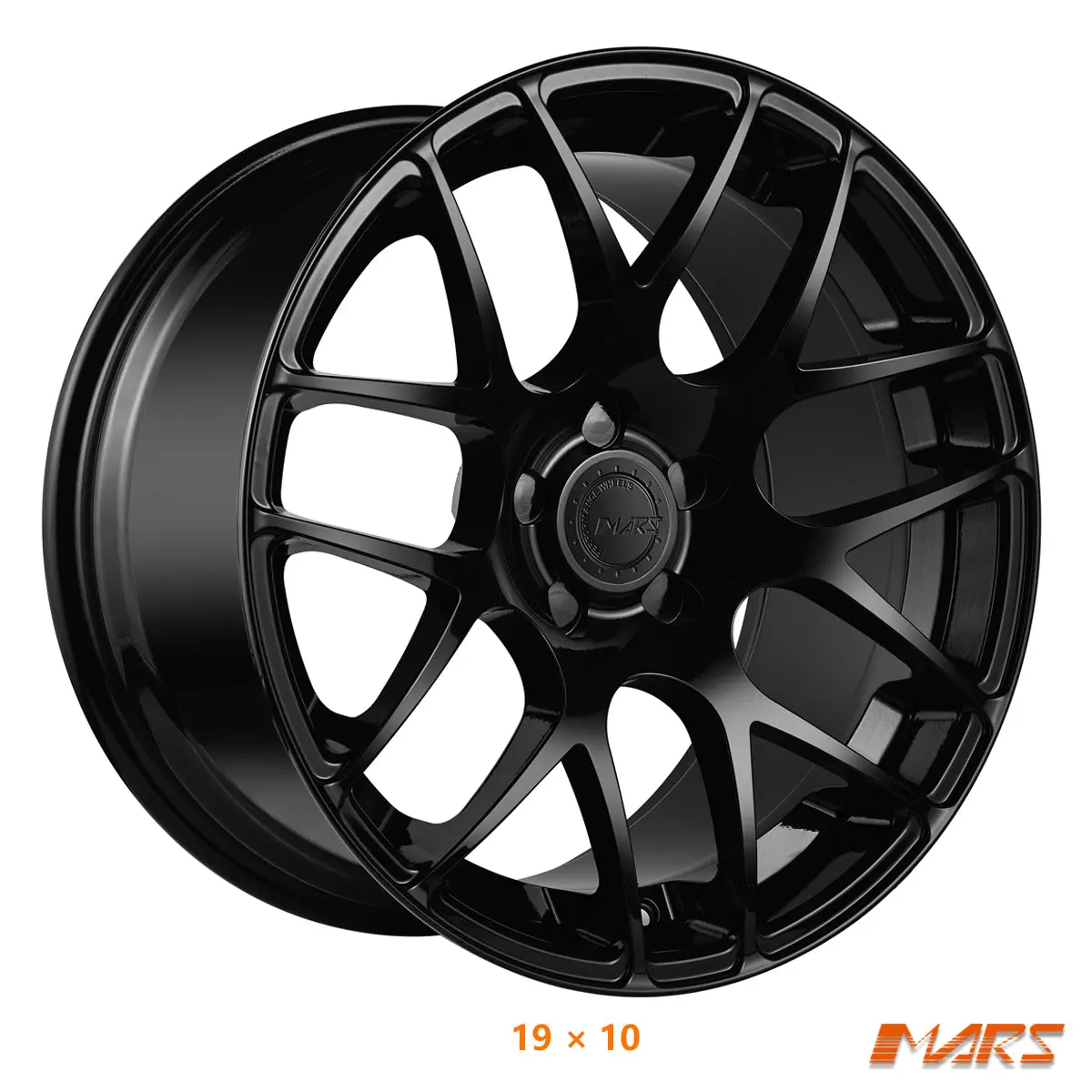 Mars Mp-Jl Gloss Black 19 Inch Concave Stag Alloy Wheels Rims 1