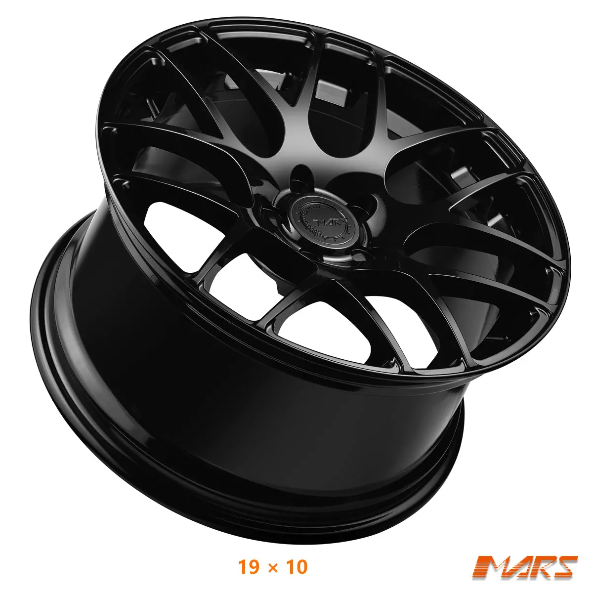 Mars Mp-Jl Gloss Black 19 Inch Concave Stag Alloy Wheels Rims 5X120 For Bmw 3 & 4 Series F30 F31 F32 F33 F36 2