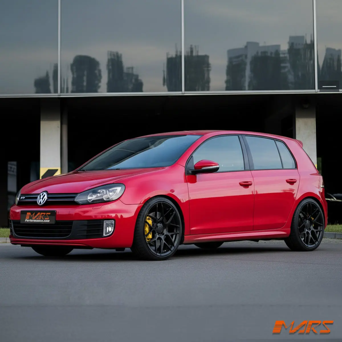 Mars Mp-Jw Matt Black 4X 19 Inch Concave Stag Alloy Wheels Rims 5X112 For Vw Golf & Audi A3 S3 2