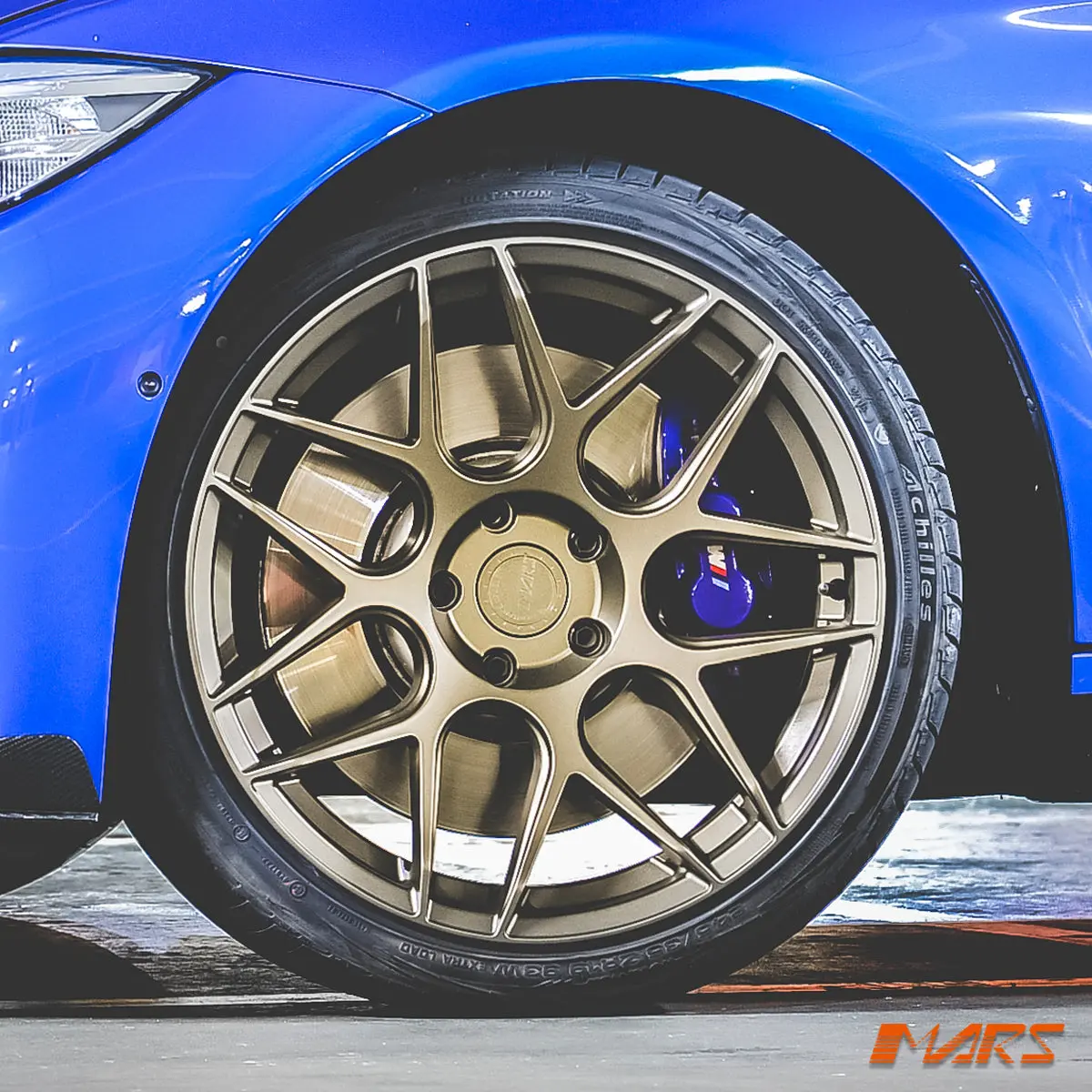 Mars Mp-Jw Matt Bronze 19 Inch Concave Stag Alloy Wheels Rims 5X120 For Bmw 3 & 4 Series E92 F32 & E46 M3 1