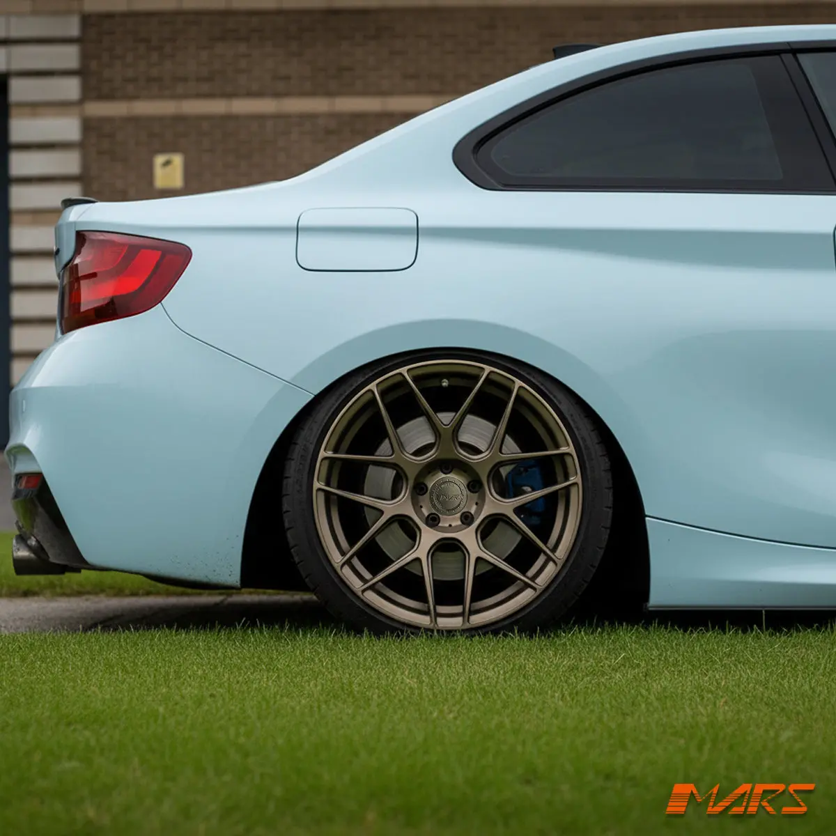 Mars Mp-Jw Matt Bronze 19 Inch Concave Stag Alloy Wheels Rims 5X120 For Bmw 2 Series F22 F23 & F87 M2 M2c 1