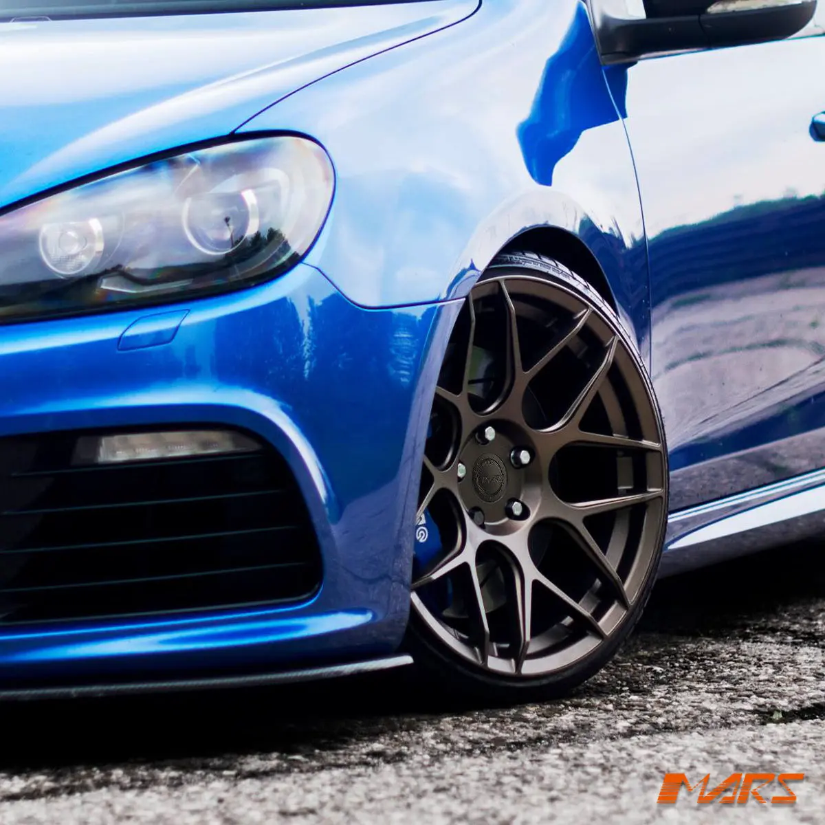 Mars Mp-Jw Matt Bronze 4X 19 Inch Concave Stag Alloy Wheels Rims 5X112 For Vw Golf Scirocco & Audi A4 S4 A3 S3 1