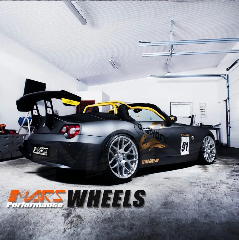 Mars Mp-Jw Machined Silver 20 Inch Concave Stag Alloy Wheels Rims 2