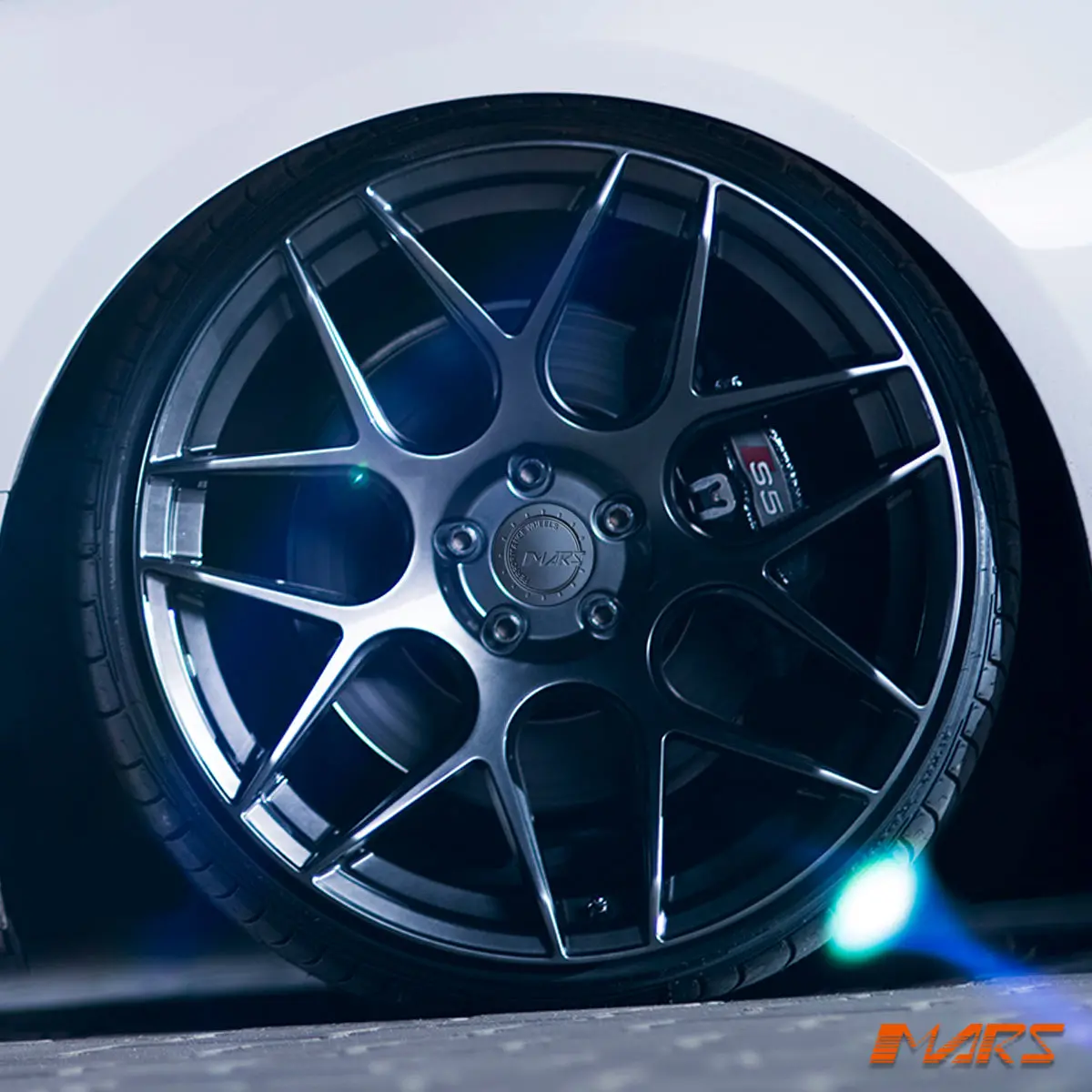 Mars Mp-Jw Matt Black 20 Inch Concave Stag Alloy Wheels Rims 5X112 For Audi A5 S5 Rs5 1