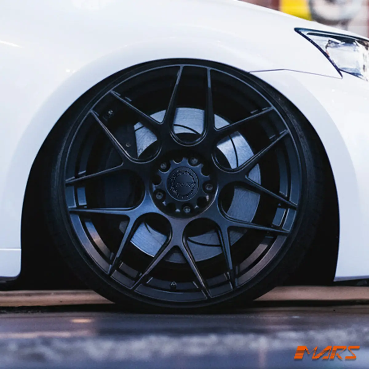 Mars Mp-Jw Matt Black 20 Inch Concave Stag Alloy Wheels Rims 5X114.3 For Totota Camry & Lexus Is 1
