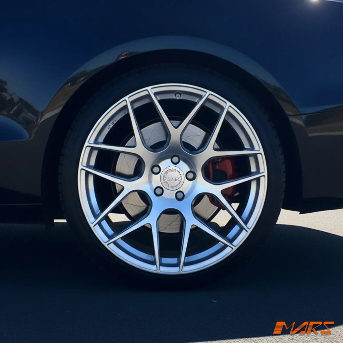Mars Mp-Jw Machined Silver 20 Inch Concave Stag Alloy Wheels Rims 5X112 For Audi A5 S5 1