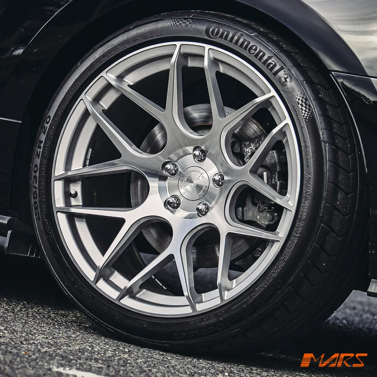 Mars Mp-Jw Machined Silver 20 Inch Concave Stag Alloy Wheels Rims 5X120 For Bmw 5-Series E60 F10 F11 & M5 1