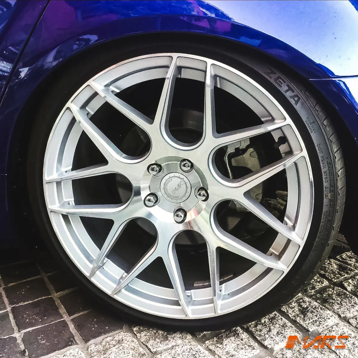 Mars Mp-Jw Machined Silver 20 Inch Concave Stag Alloy Wheels Rims 5X120 For Holden Commodore & Hsv Vy Vz Ve Vf 1
