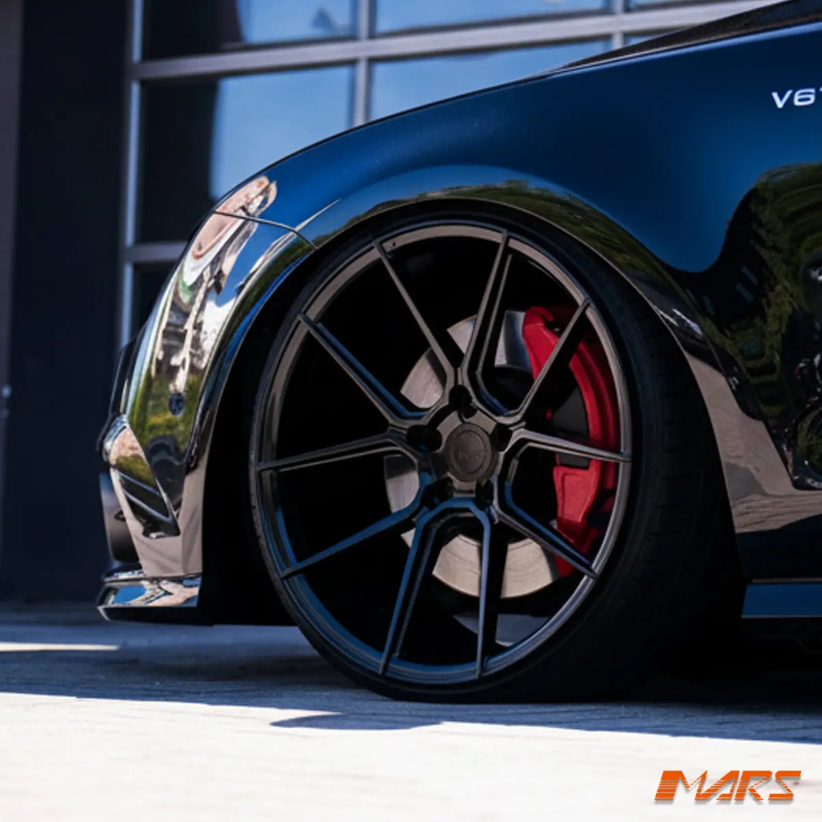 Mars Mp-K2 Gloss Black 4X 20 Inch Concave Stag Alloy Wheels Rims 5X112 For Audi As4 A5 S5 A6 S6 A7 S7 1