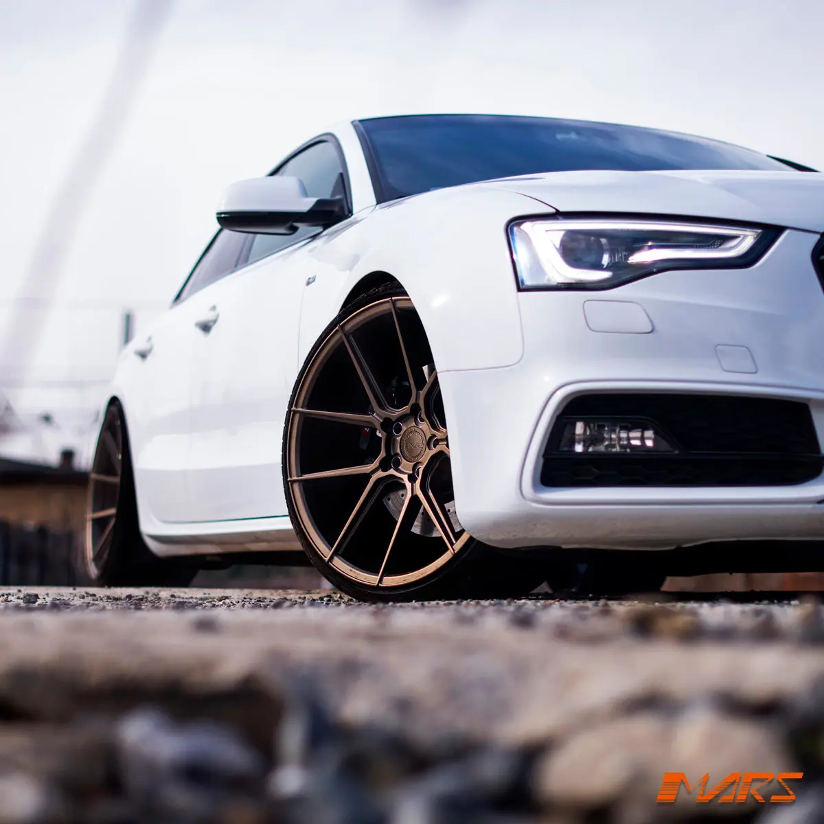 Mars Mp-K2 Matt Bronze 4X 20 Inch Concave Stag Alloy Wheels Rims 5X112 For Audi A5 S5 A6 S6 2