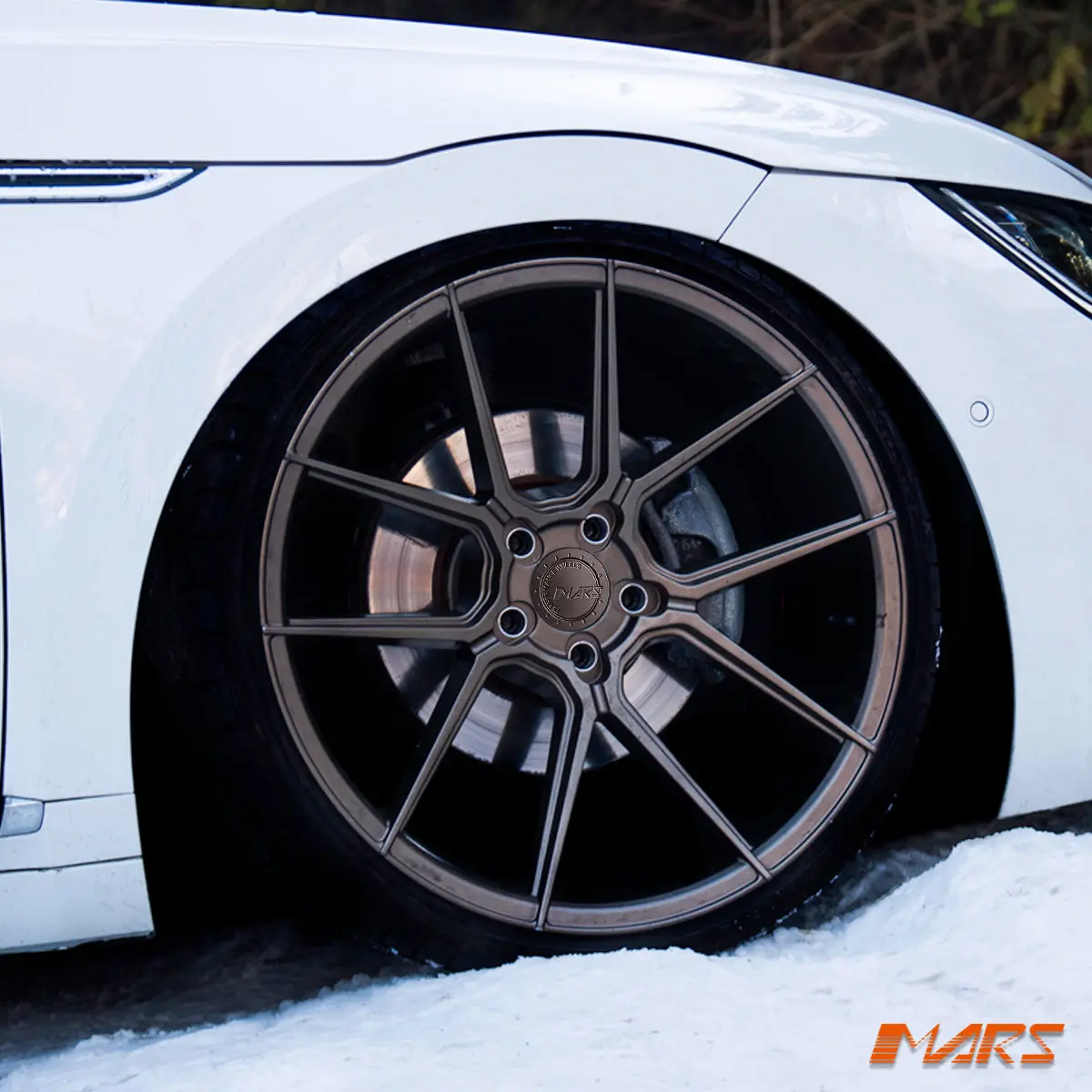 Mars Mp-K2 Matt Bronze 4X 20 Inch Concave Stag Alloy Wheels Rims 5X112 For Vw Arteon & Passat 1