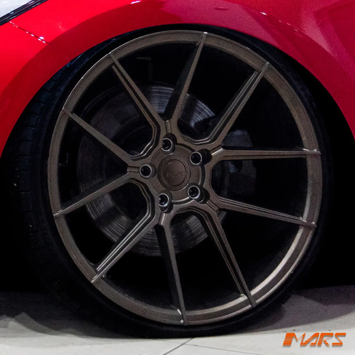 Mars Mp-K2 Matt Bronze 4X 20 Inch Concave Stag Alloy Wheels Rims 5X114.3 For Kia Stinger & Optima 1