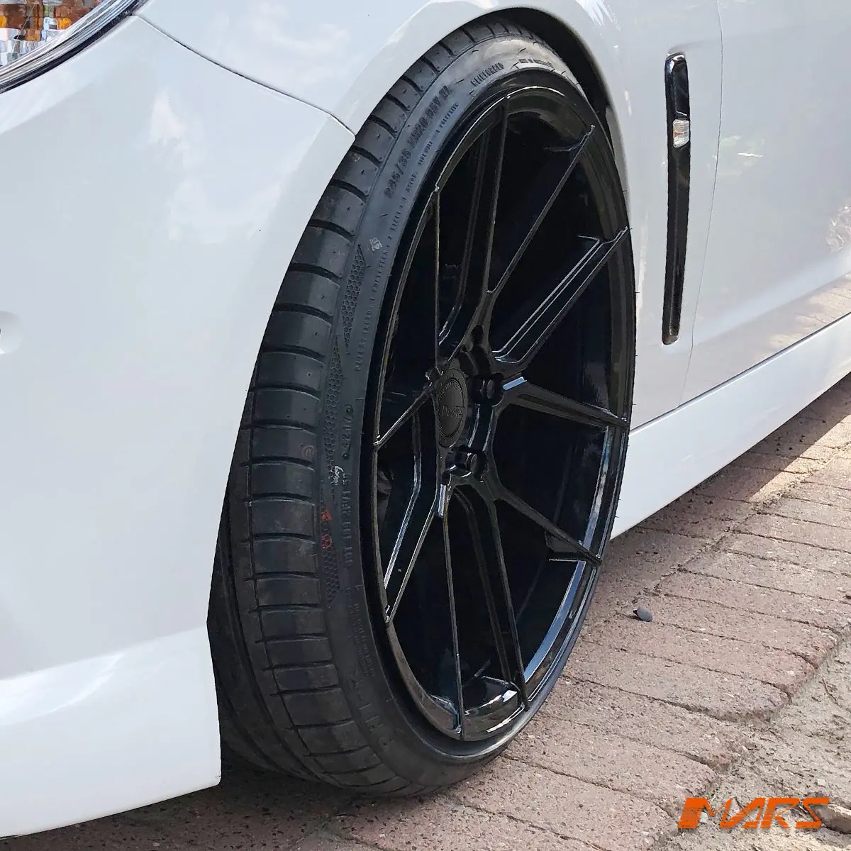 Mars Mp-K2 Gloss Black 20 Inch Concave Stag Alloy Wheels Rims 5X120 For For Holden Commodore Hsv Ve Vf Sedan & Ute 1